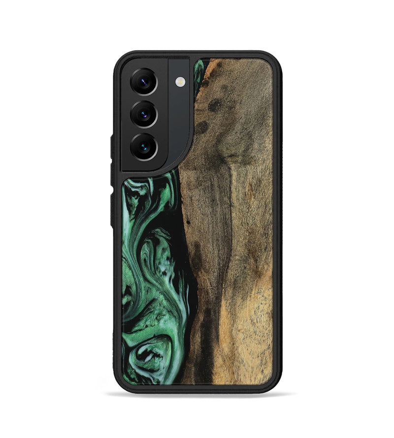 Galaxy S22 Wood Phone Case - Elmire (Green, 742259)