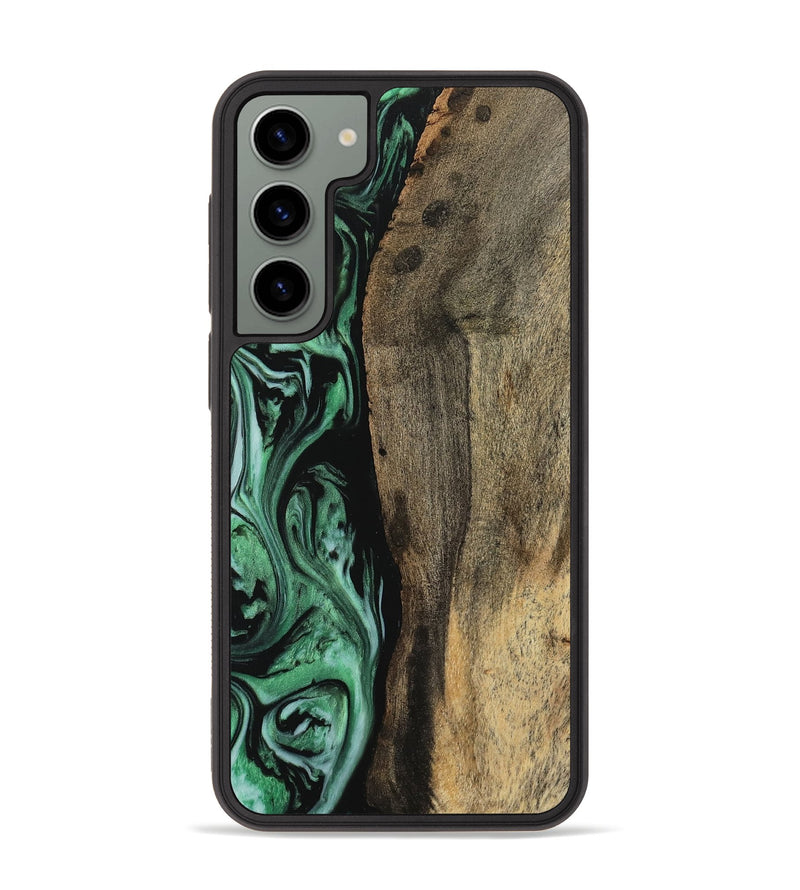 Galaxy S23 Plus Wood Phone Case - Elmire (Green, 742259)