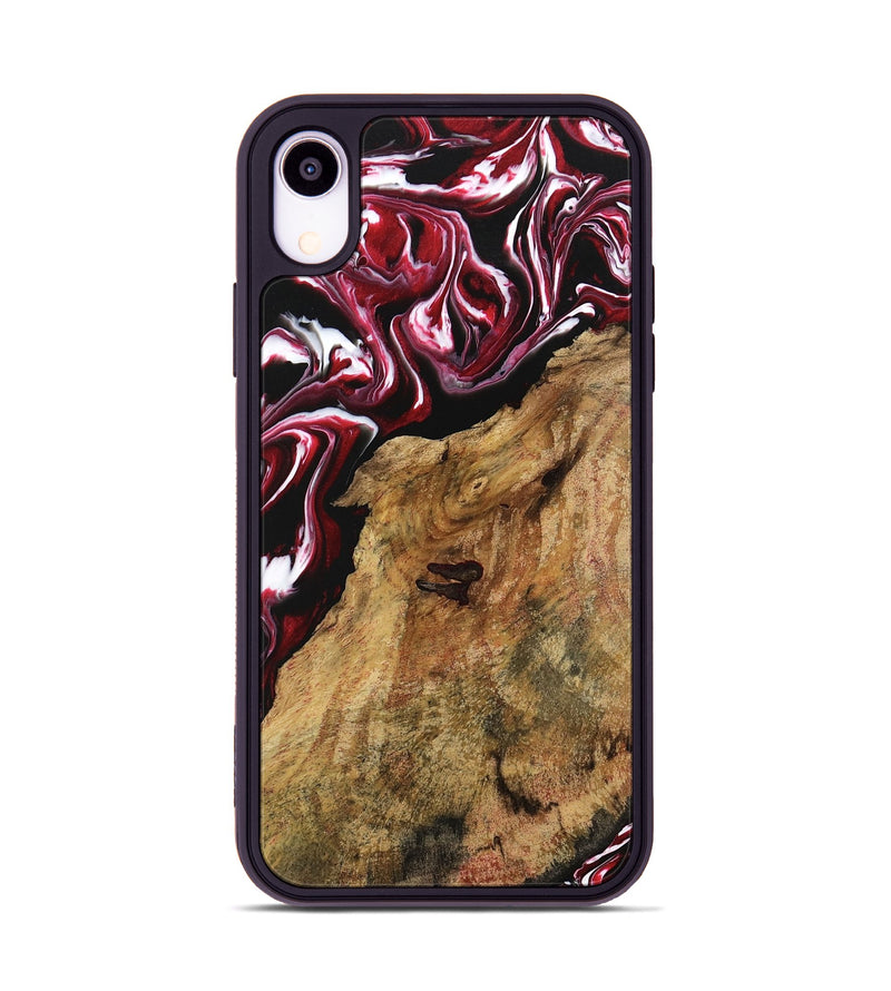 iPhone Xr Wood Phone Case - Glynda (Red, 742260)