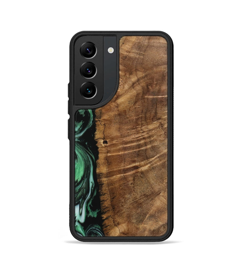 Galaxy S22 Wood Phone Case - Hill (Green, 742268)