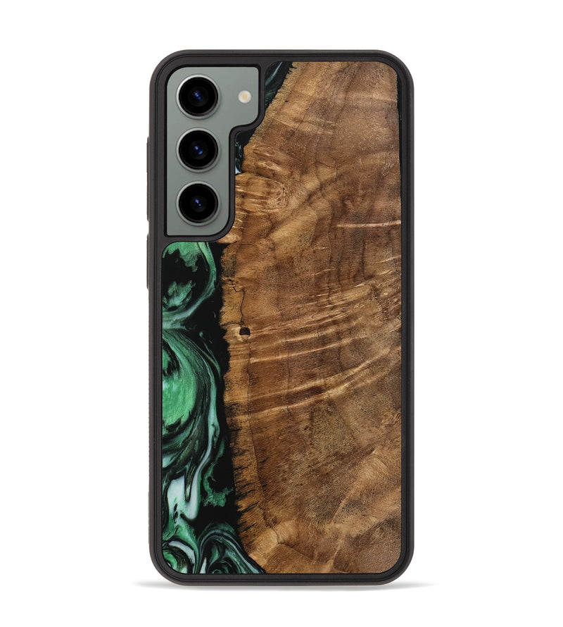 Galaxy S23 Plus Wood Phone Case - Hill (Green, 742268)