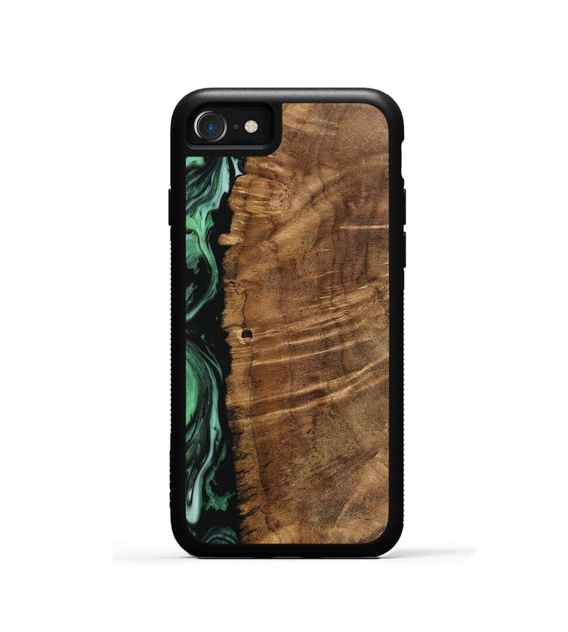 iPhone SE Wood Phone Case - Hill (Green, 742268)