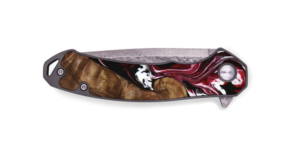 EDC Wood Pocket Knife - Erik (Red, 742274)