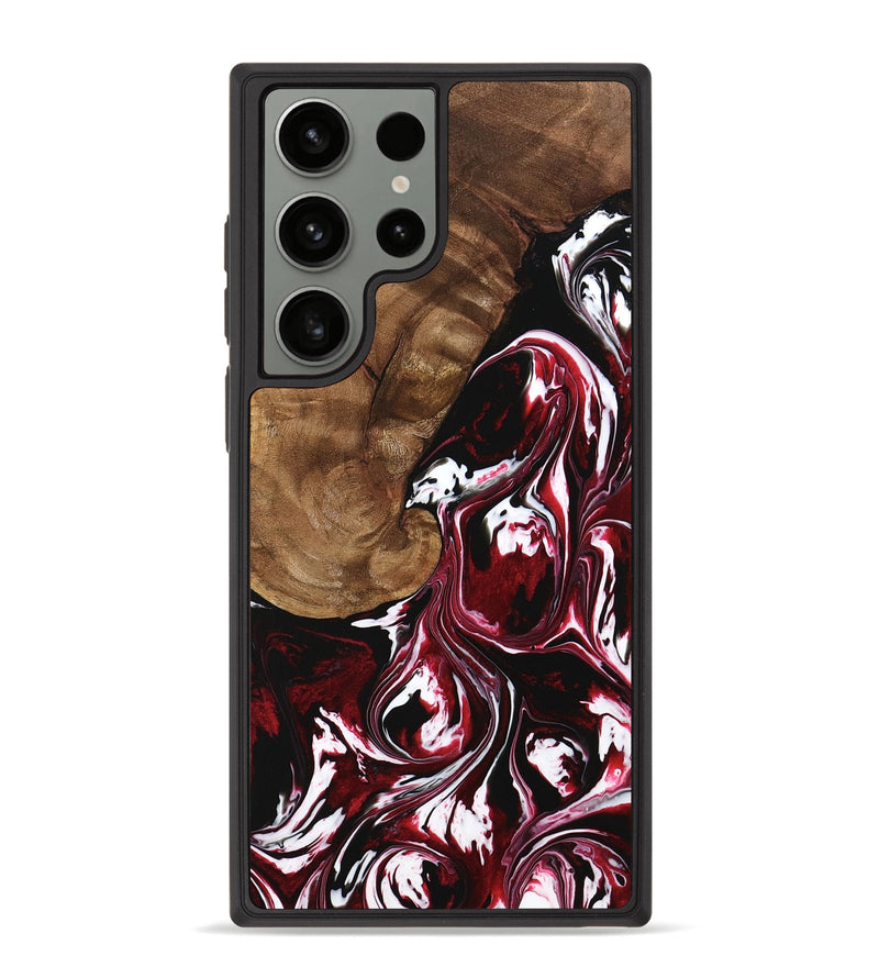 Galaxy S23 Ultra Wood Phone Case - Erik (Red, 742274)