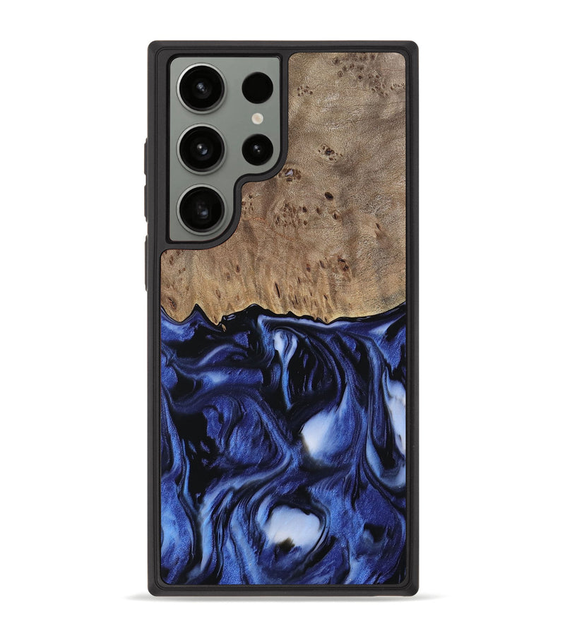 Galaxy S23 Ultra Wood Phone Case - Lindsy (Blue, 742276)