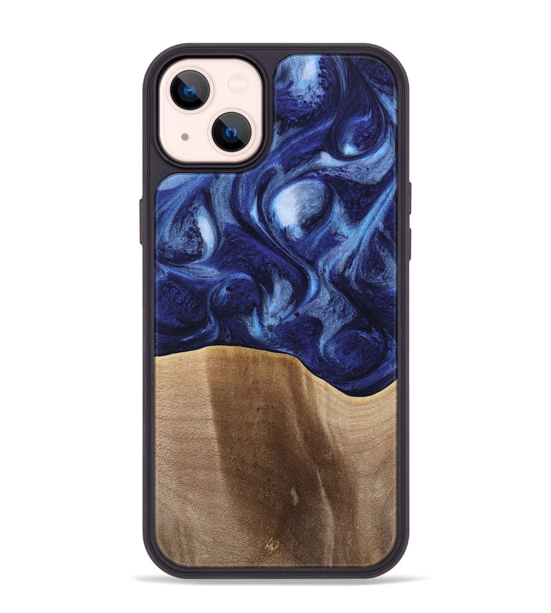 iPhone 14 Plus Wood Phone Case - Colter (Blue, 742279)