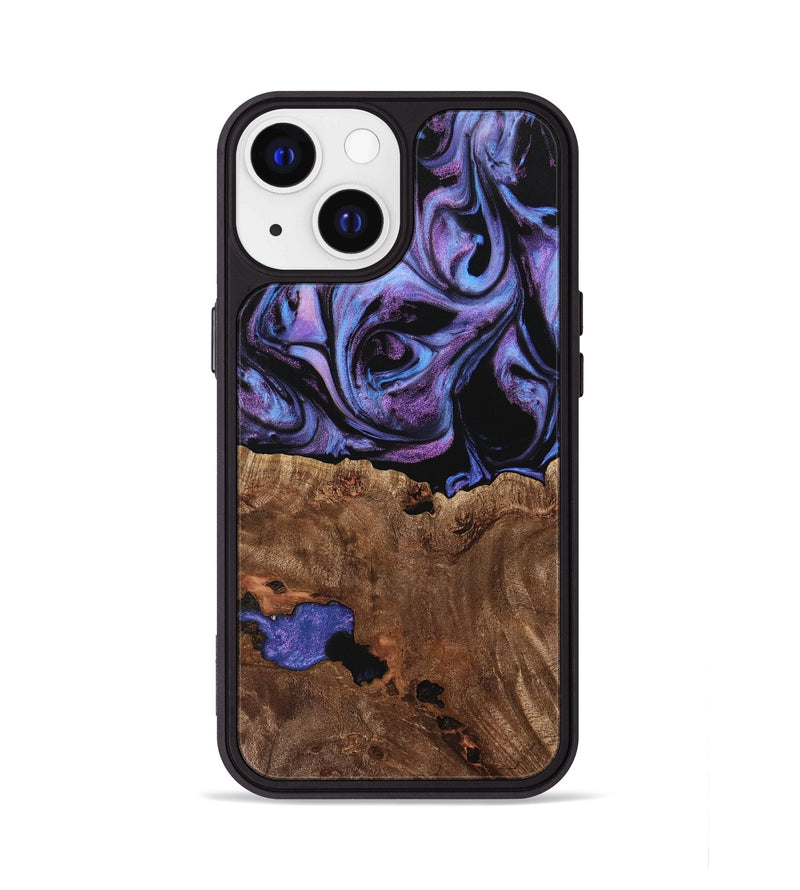 iPhone 13 Wood Phone Case - Andeee (Purple, 742281)