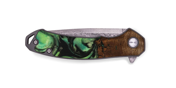 EDC Wood Pocket Knife - Canute (Green, 742284)