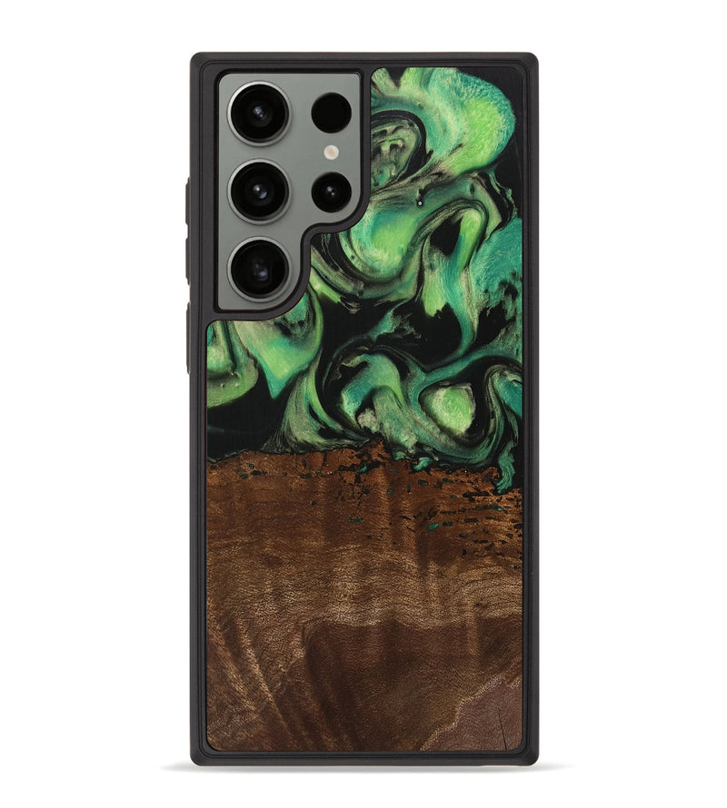 Galaxy S23 Ultra Wood Phone Case - Canute (Green, 742284)