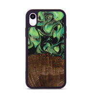 iPhone Xr Wood Phone Case - Canute (Green, 742284)