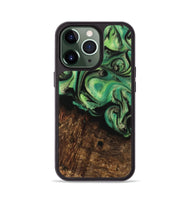 iPhone 13 Pro Wood Phone Case - Edsel (Green, 742285)