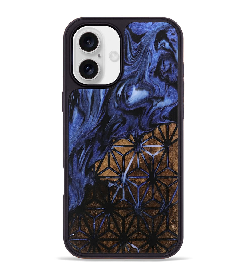 iPhone 16 Plus Wood Phone Case - Riya (Pattern, 742289)