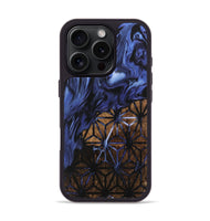 iPhone 16 Pro Wood Phone Case - Riya (Pattern, 742289)