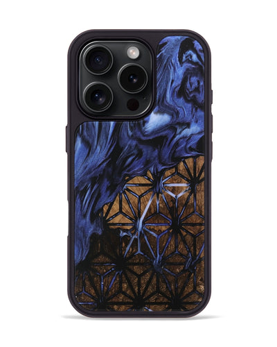 iPhone 16 Pro Wood Phone Case - Riya (Pattern, 742289)