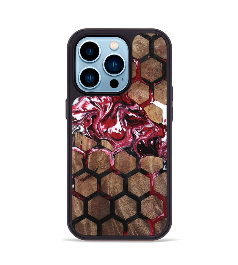 iPhone 14 Pro Wood Phone Case - Erling (Pattern, 742297)