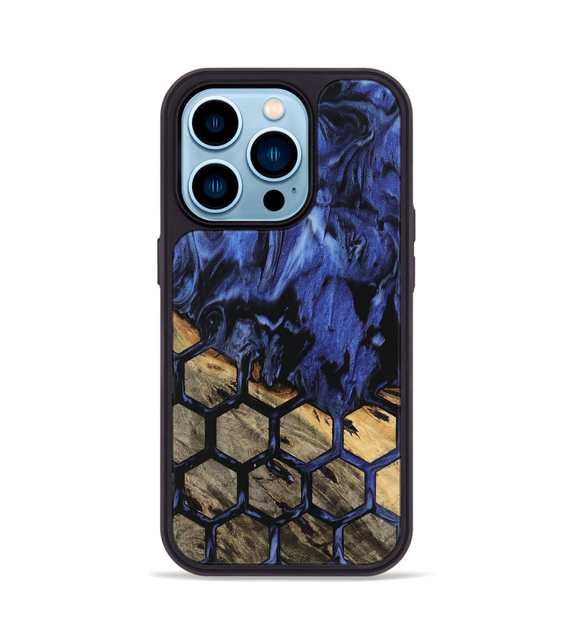 iPhone 14 Pro Wood Phone Case - Hyman (Pattern, 742299)