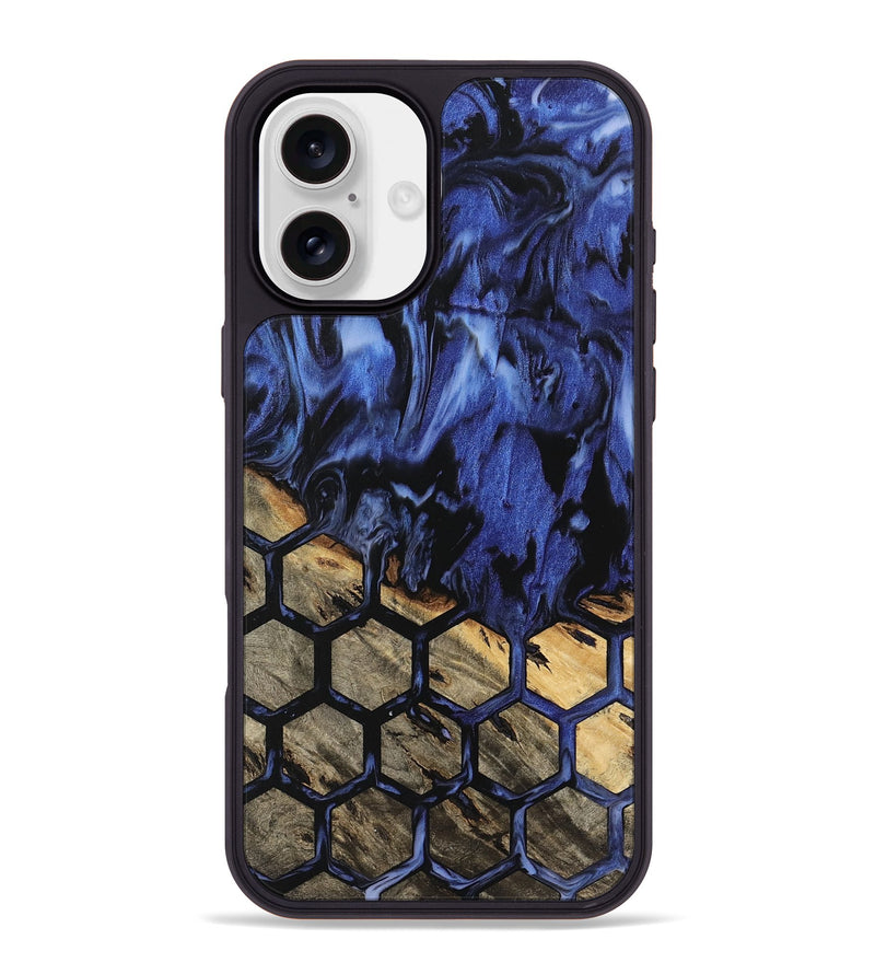 iPhone 16 Plus Wood Phone Case - Hyman (Pattern, 742299)