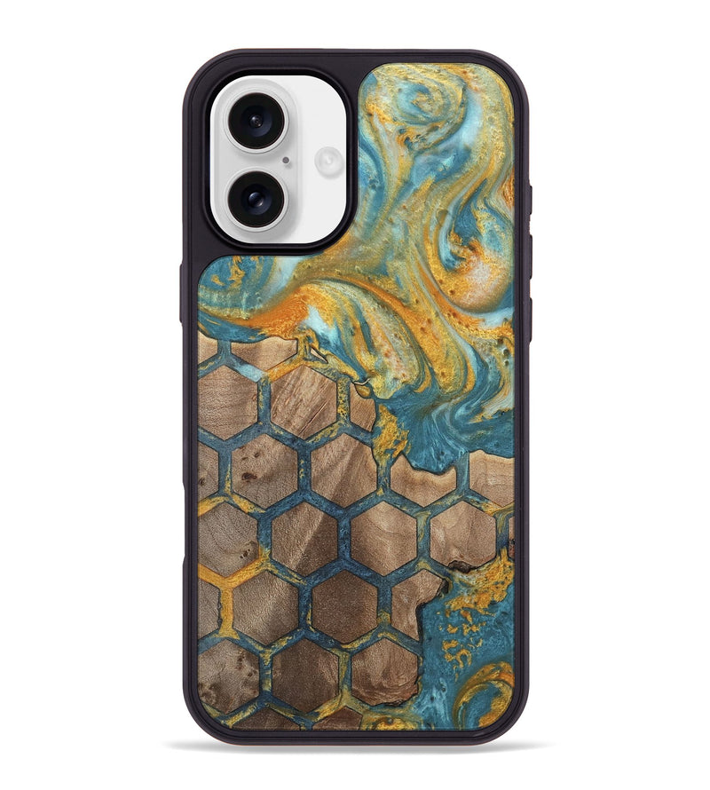 iPhone 16 Plus Wood Phone Case - Adeniyi (Pattern, 742301)