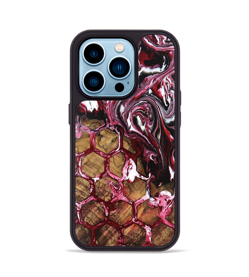 iPhone 14 Pro Wood Phone Case - Lissy (Pattern, 742302)