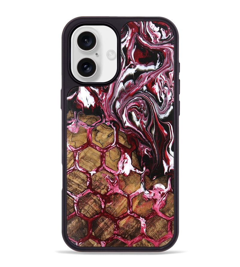 iPhone 16 Plus Wood Phone Case - Lissy (Pattern, 742302)