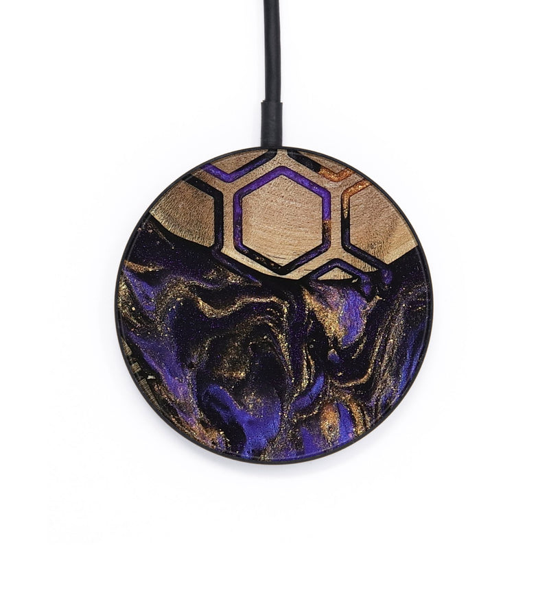 Circle Wood Wireless Charger - Savilla (Pattern, 742303)