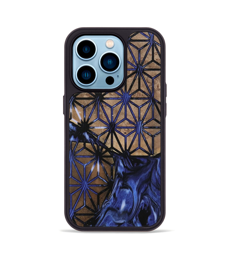 iPhone 14 Pro Wood Phone Case - Jolene (Pattern, 742304)