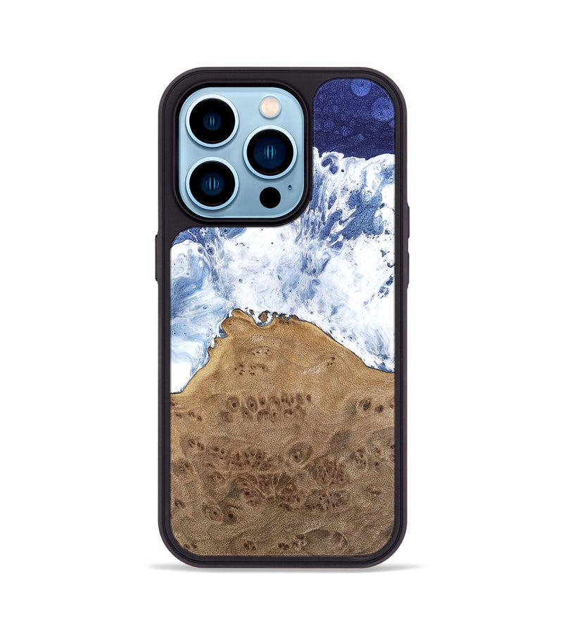 iPhone 14 Pro Wood Phone Case - Aeriel (Coastal, 742307)