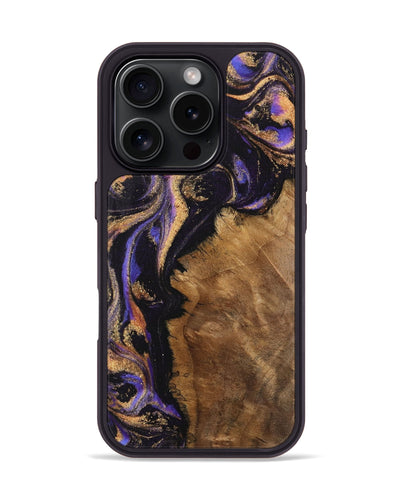 iPhone 16 Pro Wood Phone Case - Orly (Purple, 742313)