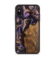 iPhone Xs Max Wood Phone Case - Orly (Purple, 742313)