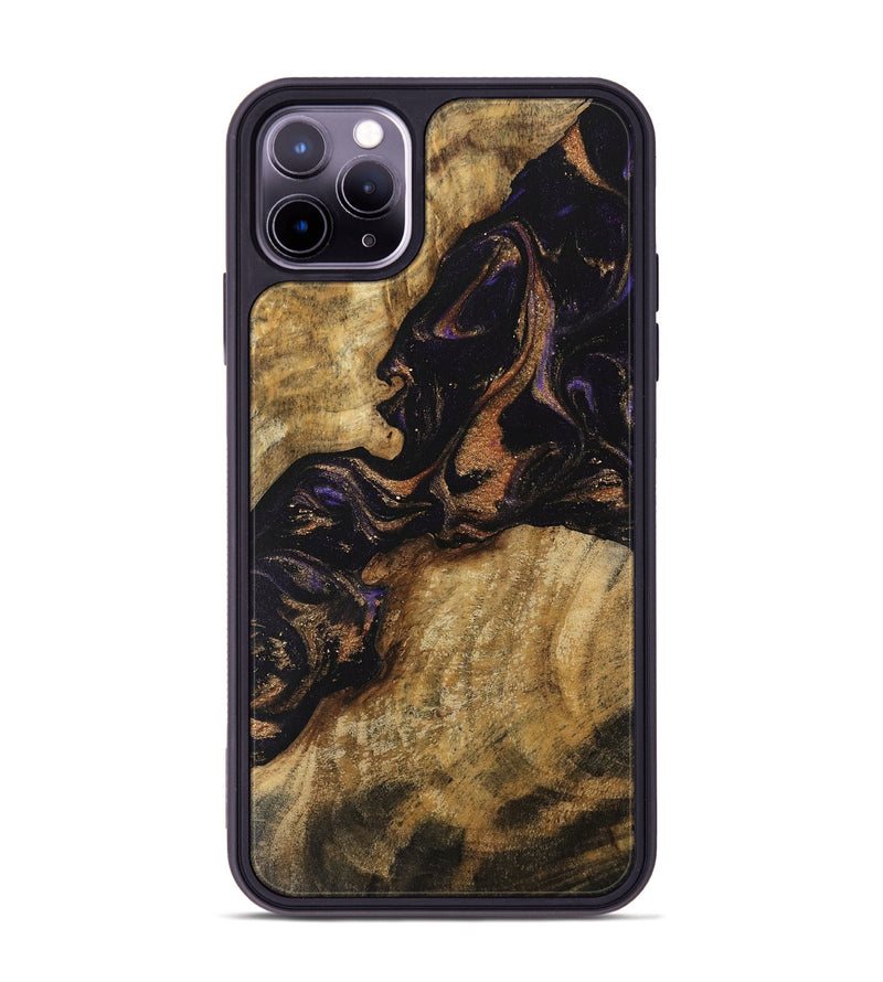 iPhone 11 Pro Max Wood Phone Case - Dominga (Purple, 742314)