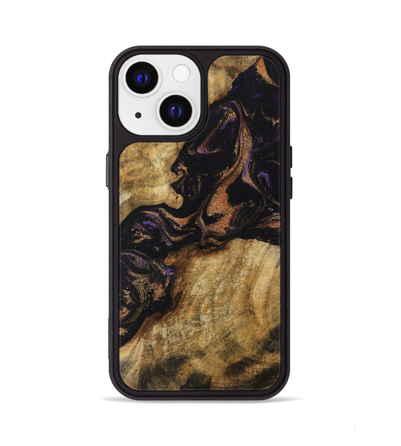 iPhone 13 Wood Phone Case - Dominga (Purple, 742314)