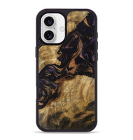 iPhone 16 Plus Wood Phone Case - Dominga (Purple, 742314)