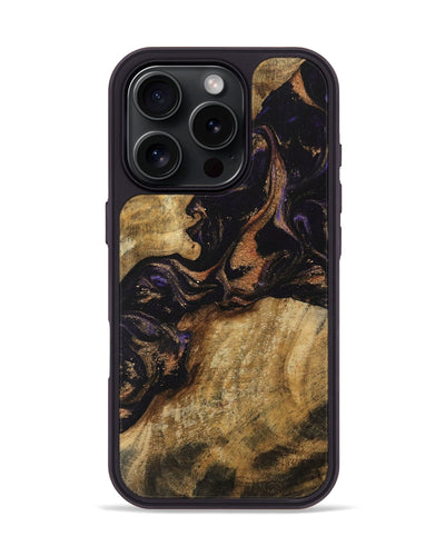 iPhone 16 Pro Wood Phone Case - Dominga (Purple, 742314)