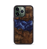 iPhone 13 Pro Wood Phone Case - Donte (Blue, 742324)