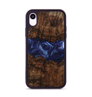 iPhone Xr Wood Phone Case - Donte (Blue, 742324)