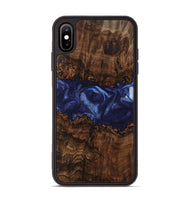 iPhone Xs Max Wood Phone Case - Donte (Blue, 742324)