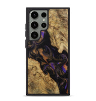 Galaxy S24 Ultra Wood Phone Case - Rosalee (Purple, 742326)