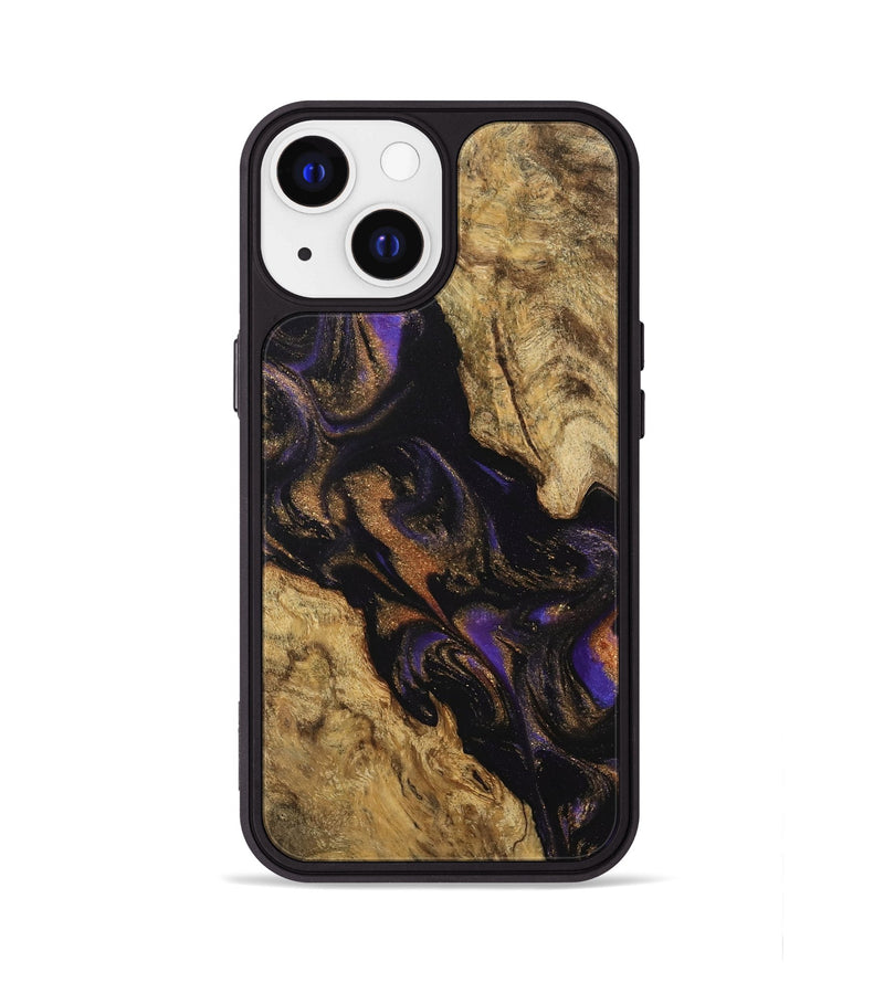 iPhone 13 Wood Phone Case - Rosalee (Purple, 742326)