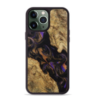 iPhone 13 Pro Max Wood Phone Case - Rosalee (Purple, 742326)