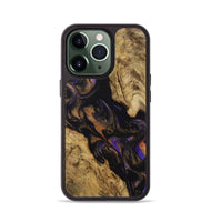 iPhone 13 Pro Wood Phone Case - Rosalee (Purple, 742326)