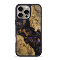 iPhone 16 Pro Max Wood Phone Case - Rosalee (Purple, 742326)