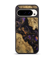 Pixel 9 Pro Wood Phone Case - Rosalee (Purple, 742326)