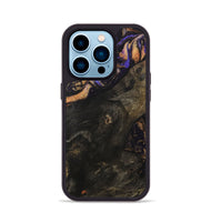 iPhone 14 Pro Wood Phone Case - Gelya (Purple, 742327)