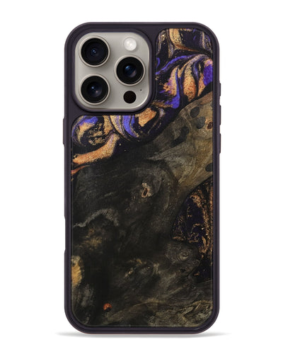 iPhone 16 Pro Max Wood Phone Case - Gelya (Purple, 742327)