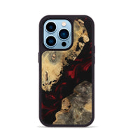 iPhone 14 Pro Wood Phone Case - Karren (Red, 742330)