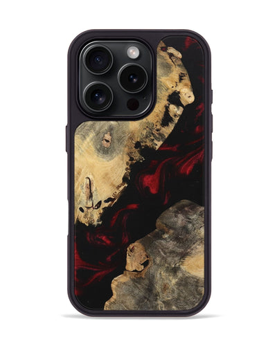 iPhone 16 Pro Wood Phone Case - Karren (Red, 742330)