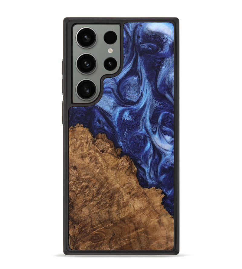 Galaxy S23 Ultra Wood Phone Case - Arleth (Blue, 742334)