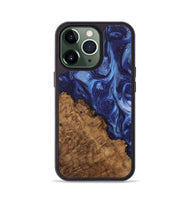 iPhone 13 Pro Wood Phone Case - Arleth (Blue, 742334)