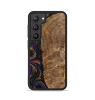 Galaxy S23 Wood Phone Case - Etas (Purple, 742340)