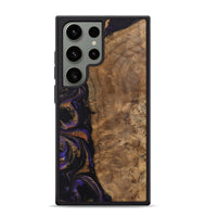 Galaxy S24 Ultra Wood Phone Case - Etas (Purple, 742340)